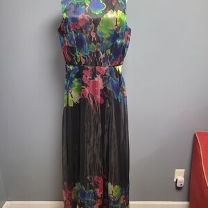 Tahari ASL Organza Floral Gown - Size 14